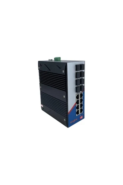 LNGI316-8GF8GT Industrial L3 16-Port 10/100/1000 Ethernet Switch ürün görseli 1