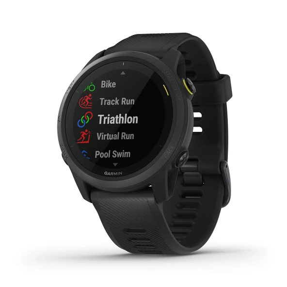 Garmin Forerunner 745, GPS Run, Detaylı Eğitim Stats ve On-Device Workouts, Essential Smartwatch Functions, Black (010-02445-00) ürün görseli 1