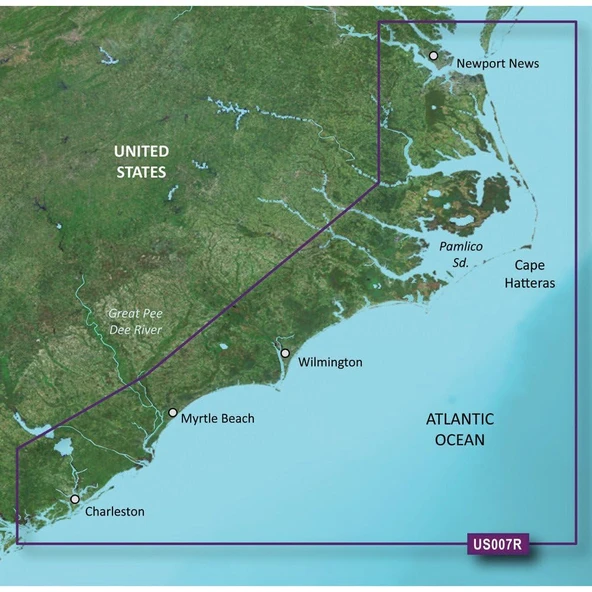 Garmin Bluechart G2 Vision - Norfolk Charleston ürün görseli 1