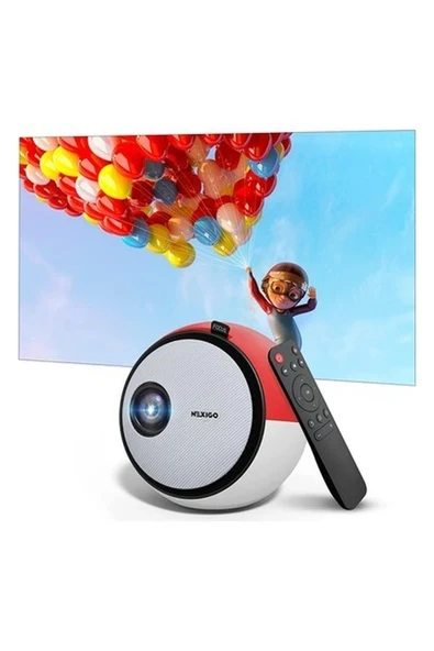 Nexigo Mini Taşınabilir Projektör, Çizgi Film Için, Çocuklara Hediye ürün görseli 1