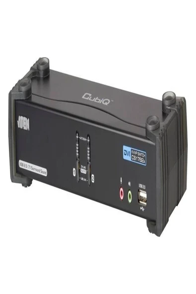 2 Port Usb Dvı Dual Link Kvmp Switch, 3D Desteği ürün görseli 1