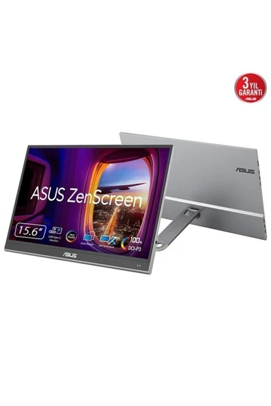 Asus Zenscreen MQ16AHE 15.6 OLED 1920X1080 1ms 60Hz Oyuncu Monitörü ürün görseli 1