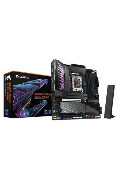 B860M AORUS ELITE WIFI6E DDR5 HDMI-DP TYPEC PCIE 5.0 1851P mATX ürün görseli 1
