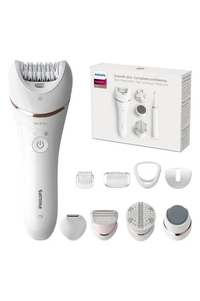 Philips 9000 Serisi Epilatör ve Güzellik Seti Manikürphilips 9000 Serisi Epilatör ve Güzellik Seti Manikür Pedikür Kalem Düzelticili Model BRE740/90 Pedikür Kalem Düzelticili Model BRE740/90 ürün görseli 1