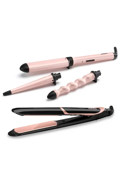 Babyliss Bukle Dalga Üçlü Şekillendirici ve Salon Straight 235 Saç Düzleştirici Set ürün görseli 1