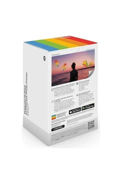 Polaroid Hi-Print - Bluetooth Fotoğraf Yazıcısı ve Kağıt Ikili Paketi Beyaz ürün görseli 1