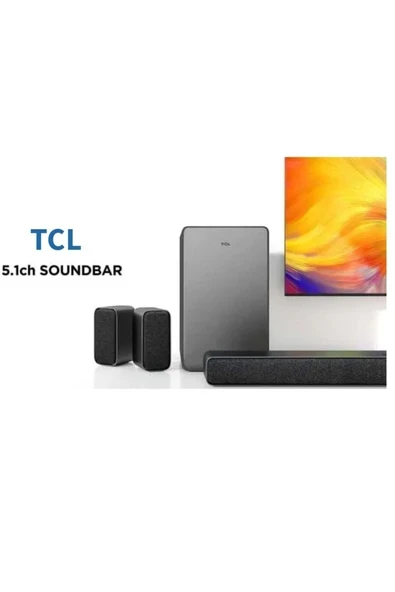 Güçlü Soundbar Ev Sinema Sistemi 5.1 Kanal 430W Bluetooth HDMI ürün görseli 1