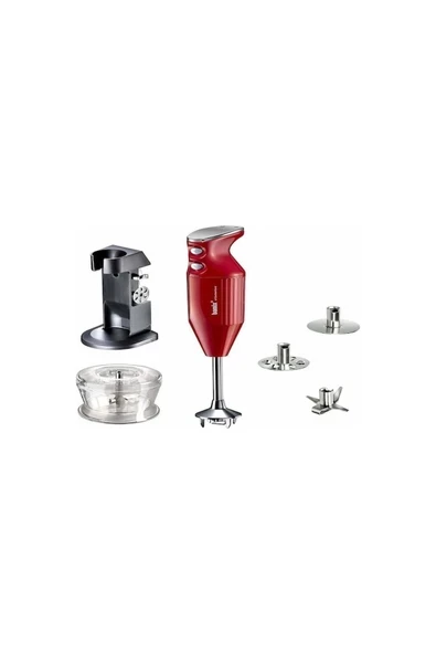 Bamix M200 Deluxe Blender Seti C Gövde 200 W Kırmızı Metalik-Krom ürün görseli 1