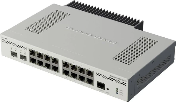 Mikrotik CCR2004-16G-2S+PC Ethernet Router 16x Gigabit Ethernet Portları, 2x10G SFP+ Kafesleri. ürün görseli 1