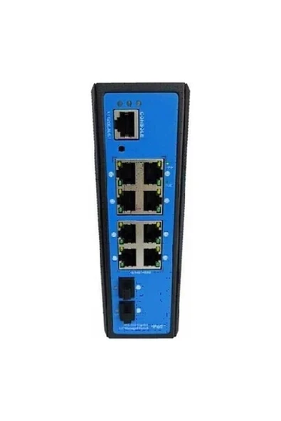8 * 10/100/1000M RJ45 Port +2 * 1000M RJ45 Port Umanaged Industrıal Poe Swıtch PN:ENT/8G2SFP ürün görseli 1