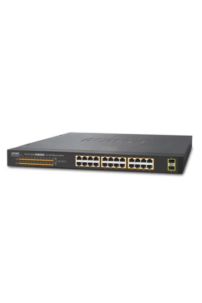 Yönetilemeyen Switch (Unmanaged Switch)  24-Port 10/100/1000T 802.3at/af PoE+ Injector (Port başına ürün görseli 1