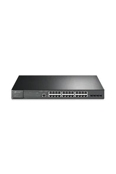 TP-Link SG3428MP 24 Port Poe Gigabit 4port Gigabit Sfp L3/l2+ Yönetilebilir Rackmount Metal Kasa Switch ürün görseli 1
