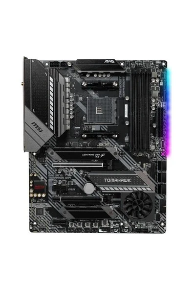 MSI MAG X570 TOMAHAWK WIFI AM4 DDR4 4600 mhz (Oc) 2x M.2 USB 3.2 HDMI RGB ATX Anakart ürün görseli 1