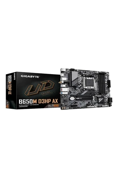 Gigabyte B650M D3HP Ax Amd B650 Am5 Ddr5 7600MHZ (Oc) Hdmı/dp M.2 Wi-Fi Rgb Matx Anakart ürün görseli 1