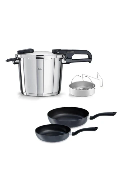Fissler Vitaquick Edition 6 Litre Düdüklü Tencere + Tava Set ürün görseli 1