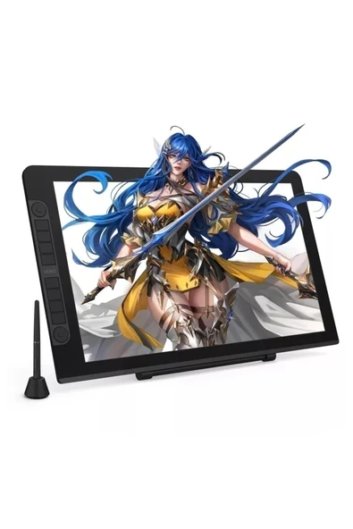 Vk2200pro 21.5\" Ips Fullhd Tam Lamine Ekran, 8 Kısayol,2 Scroll Tuşlu Sağ/sol El Grafik Tablet ürün görseli 1