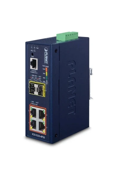 Endüstriyel Tip Yönetilebilir Ethernet Switch (INDUSTRİAL MANAGED ETHERNET SWİTCH) Basic L3 4-port 1 ürün görseli 1