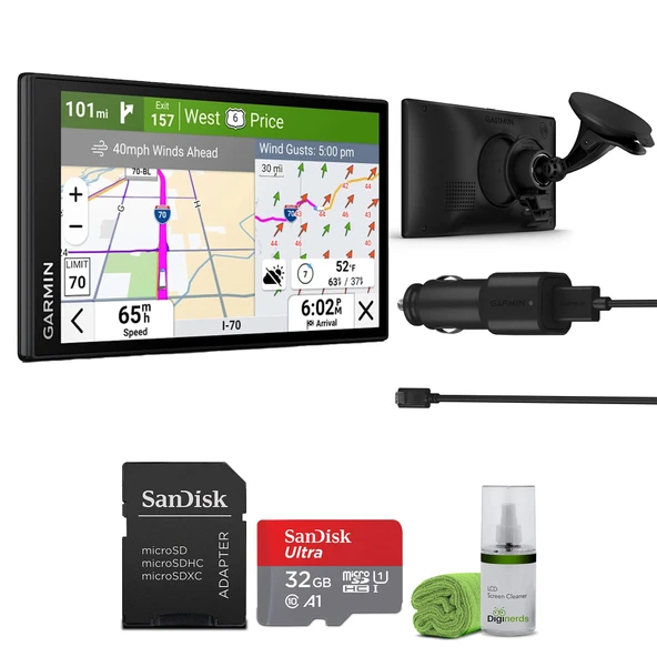 Garmin Dezl OTR620 GPS Truck Navigator 6" Ekran Dokunmatik Ekran, 32GB SD Memory Card + LCD Temizlik Kit ürün görseli 1