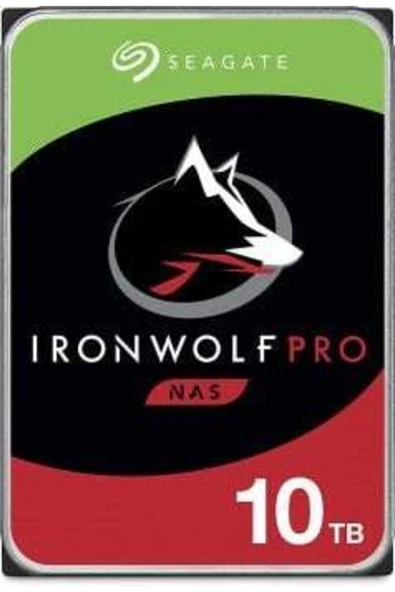 10tb Ironwolf Pro 7200rpm 256mb Nas St10000ne000 ürün görseli 1