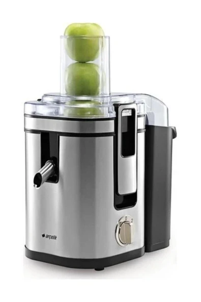 Arçelik K-1579 800W Tam Elma Inox Katı Meyve Sıkacağı ürün görseli 1
