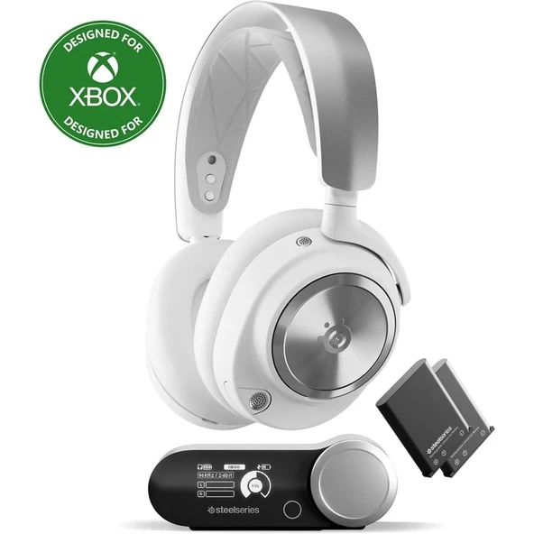 Steelseries Arctis Nova Pro Wireless x Kablosuz Beyaz Gaming Kulaklık ürün görseli 1