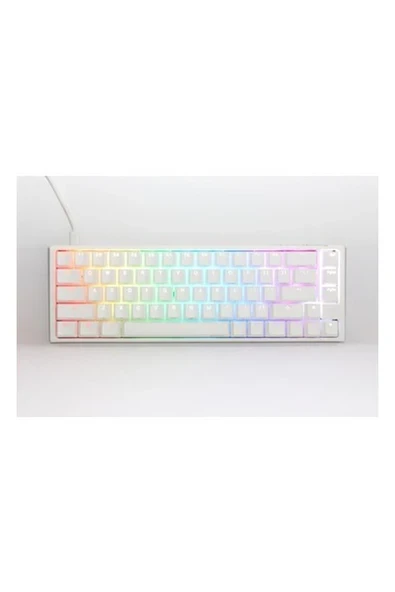 Ducky One 3 Sf Mekanik Red Swich Q Tr White Keycaps Rgb LED Gaming Klavye ürün görseli 1
