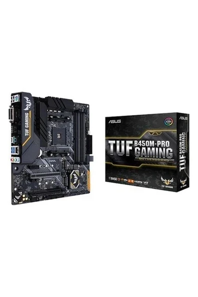Asus Tuf B450M-PRO Gamıng Amd Am4 Ddr4 Micro Atx Anakart ürün görseli 1
