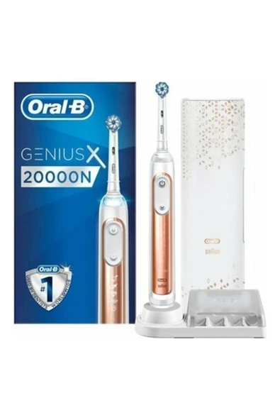 Oral-B Şarjlı Genius x 20000 N Yapay Zekalı 20000 Rosegold ürün görseli 1