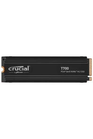 Crucial T700 2TB PCIe Gen5 NVMe M.2 SSD CT2000T700SSD5 SOĞUTUCULU heatsink ürün görseli 1