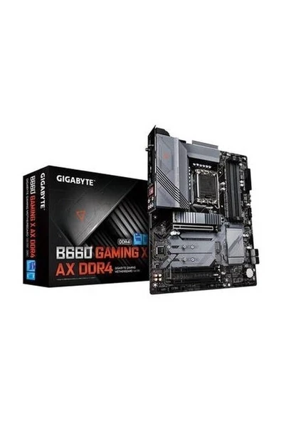 Gıgabyte B660 x Ax Ddr4 4400(OC) Ddr4 Soket 1700 M.2 HDMI Dp Atx Anakart ürün görseli 1