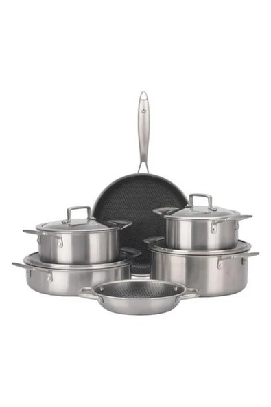 Maxx Doria Steel Fusion 10 Parça Tencere Takımı ürün görseli 1
