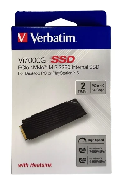 Vi7000g 2tb 7000mb - 6500mb Playstation 5 Uyumlu M2 Nvme Pcıe Gen 4 Ssd ürün görseli 1