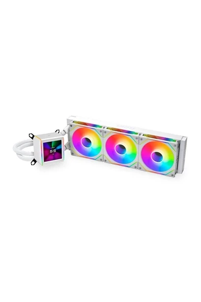 Lian Li Galahad Iı LCD Sl-Infınıty 360MM Beyaz Işlemci Sıvı Soğutucu ürün görseli 1