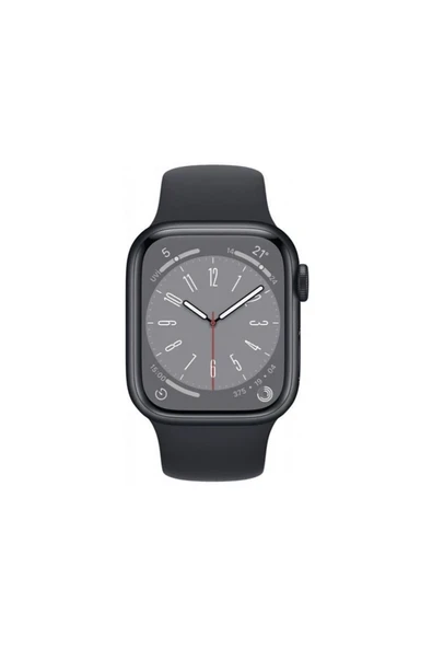 Watch Series 8 Cellular 41mm Gece Yarısı Alüminyum Kasa Ve Spor Kordon Mnhv3tu/a ürün görseli 1