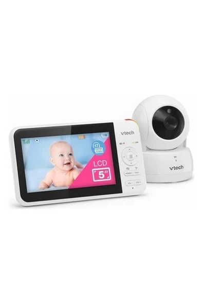 Vtech VM924 Uzaktan Pan-Tilt-Zoom Videolu Bebek Monitörü, 5 Inc Ekran ürün görseli 1