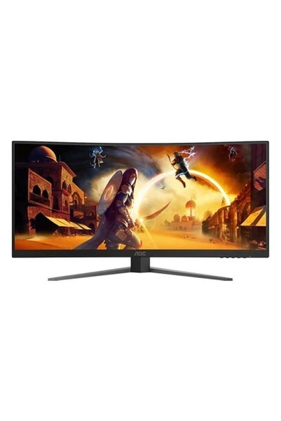 Aoc CU34G4Z 34" 240Hz 1ms HDMI Dp Adaptive Sync HDR400 Wqhd Fast Va Curved 1500R Gaming Monitör ürün görseli 1