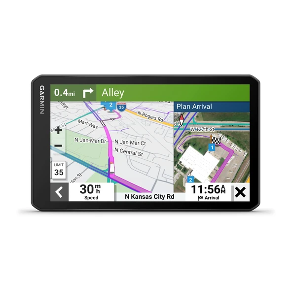 Garmin dezl OTR710, Büyük, Easy-to-Read 7 inç GPS Truck Navigator, Pri Routing, High-Resolution Birdseye Uydu Imagery, Trucking & Trailer Services ürün görseli 1