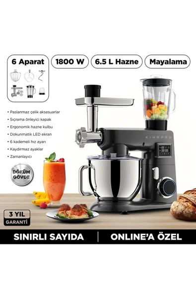Damboo Ksm4001 Mutfak Şefi Antrasit ürün görseli 1