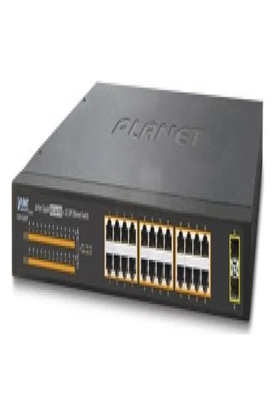 Planet PL-GSW-2620HP 24 Port Gigabit Poe+ 2 Port 1000BASE-X Mini Sfp 220W Poe Switch ürün görseli 1