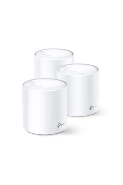 DECO X60 3LÜ Wi-Fi 6 AX5400 Tüm Evi Kapsayan Mesh Wifi Sistemi ürün görseli 1