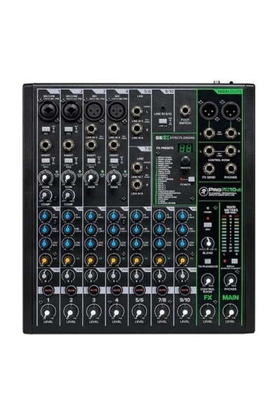 Mackie PROFX10 V3 10-Kanal Profesyonel Efektli Mikser ürün görseli 1