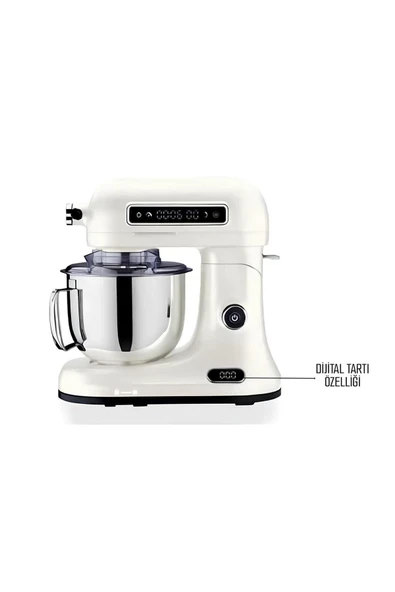 Mix Master Stand Mikser Vanilya 1600W ürün görseli 1