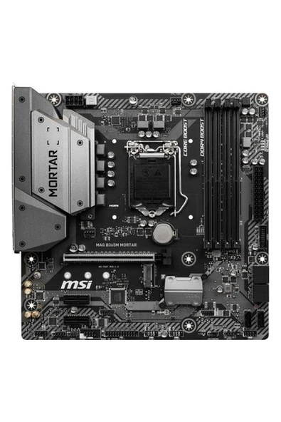 MSI MAG B365M MORTAR Soket 1151 DDR4 2666 HDMI M.2 USB3.1 COM+LPT mATX WIN7 WIN10 Anakart ürün görseli 1