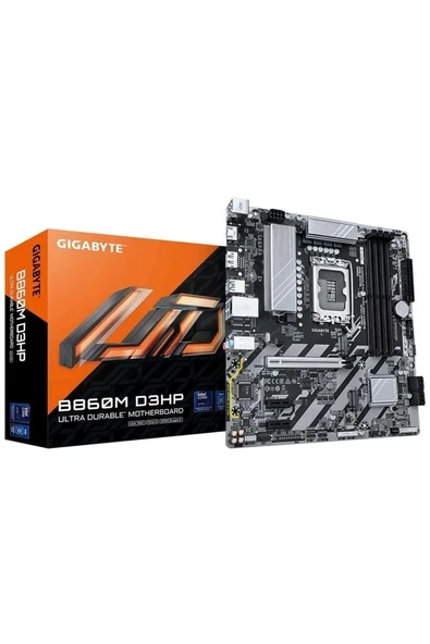 Gigabyte B860M D3HP DDR5 9066MHz (OC) M.2 1851p mATX Anakart ürün görseli 1