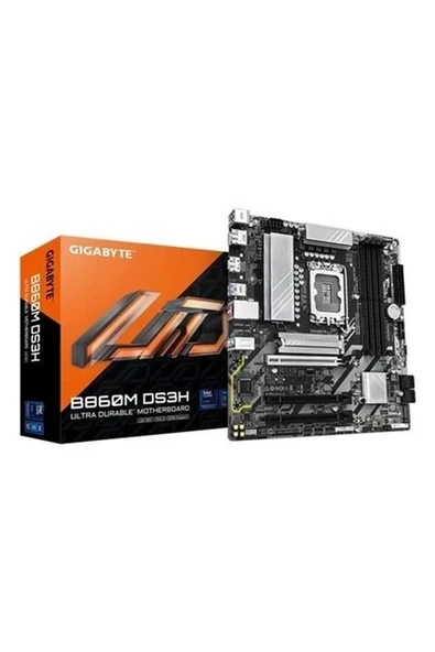 GIGABYTE B860M DS3H 7200 MHz DDR5 Micro-ATX LGA1851 Anakart ürün görseli 1
