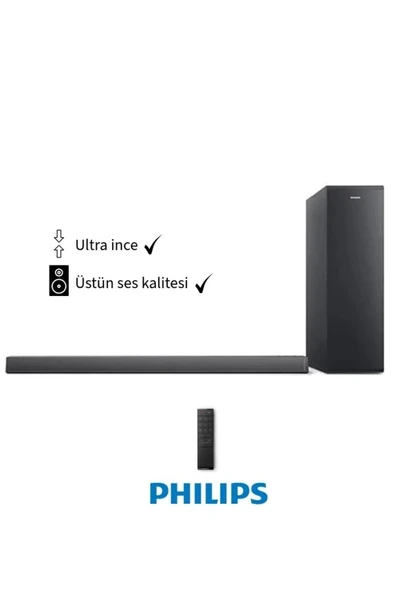 140Waat Ultra ince Üstün ses kalitesi Dolby Audio 2.1 Kanal-derin bas Ses Sistemi & Soundbar ürün görseli 1
