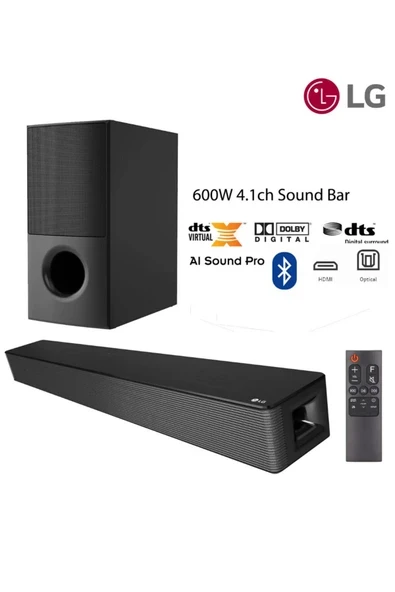 600w Yüksek Ses Ve Kaliteli Soundbar, 4.1 Kanal Sinema Kalitesi, Kablosuz Bluetooth Optik Ve Usb ürün görseli 1