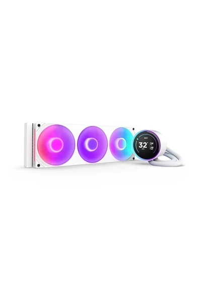 NZXT Kraken Elite RGB Beyaz IPS LCD 360 mm Intel-AMD Uyumlu Sıvı Soğutucu ürün görseli 1