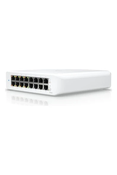 Ubiquiti  Usw-Lite-16-Poe , 16 Port Gigabit , 8 Port Poe+  Güç ( 60W) , Yönetilebilir  , Plastiik Kasa , Switch ürün görseli 1