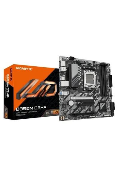 B850M D3HP, 4xDDR5, 2xM.2, 2xDP, HDMI, Type-C, AM5 Soket GAMING Anakart ürün görseli 1